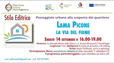 Bari, ''La via del fiume'': passeggiata urbana alla scoperta di Lama Picone